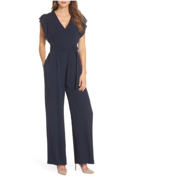 eliza j wide leg jumpsuit